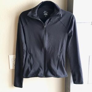 Nike Dri-Fit Black Zip Up